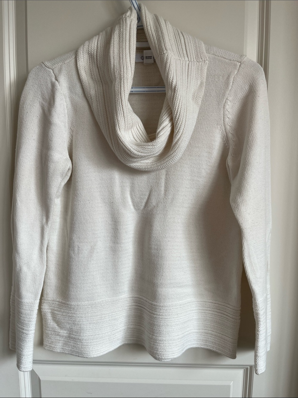 Calvin Klein Ivory Cowl‎ Neck Sweater for Women